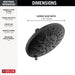 Delta Universal Showering Components 75617BL 4 Setting Shower Head