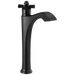Delta Dorval 757 Single Handle Vessel Bathroom Faucet, matte black