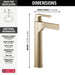 Delta Zura: Single Handle Vessel Bathroom Faucet