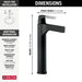 Delta Zura: Single Handle Vessel Bathroom Faucet