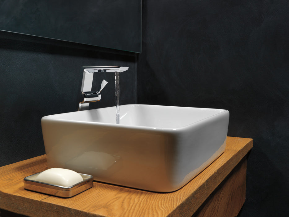 Delta Pivotal: Single Handle Vessel Bathroom Faucet