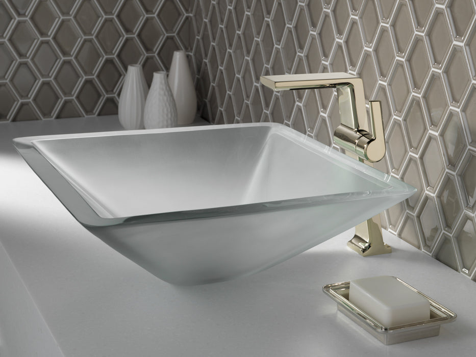 Delta Pivotal: Single Handle Vessel Bathroom Faucet