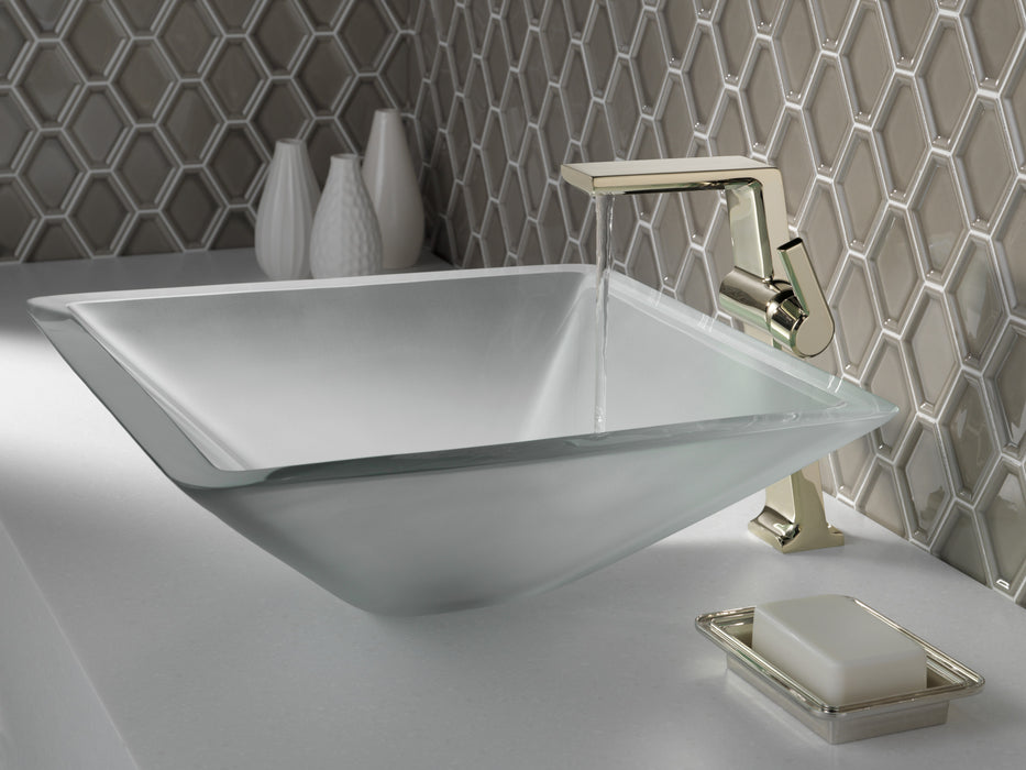 Delta Pivotal: Single Handle Vessel Bathroom Faucet