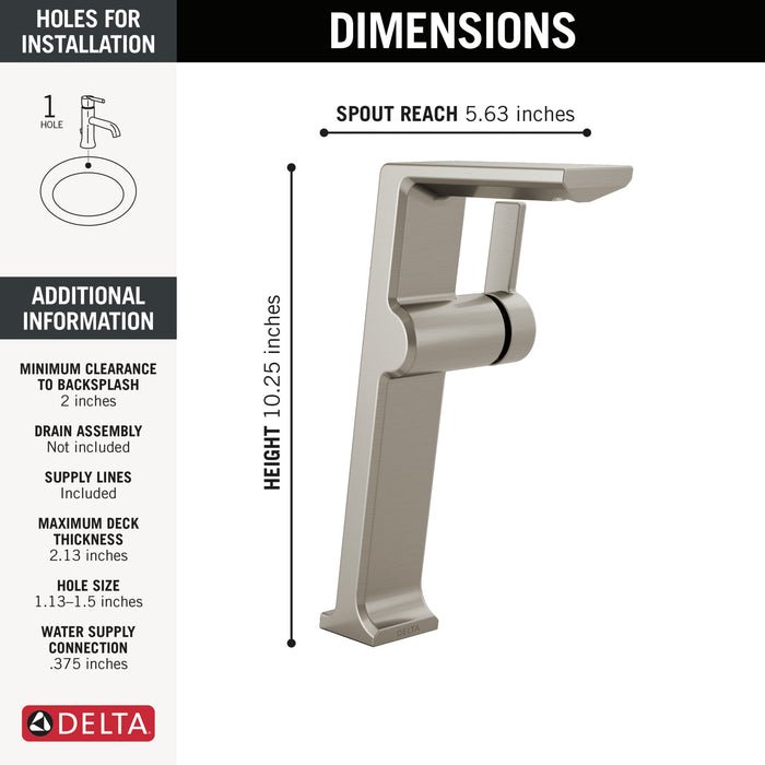 Delta Pivotal 799 Single Handle Vessel Bathroom Faucet
