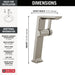 Delta Pivotal 799 Single Handle Vessel Bathroom Faucet