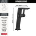 Delta Pivotal: Single Handle Vessel Bathroom Faucet