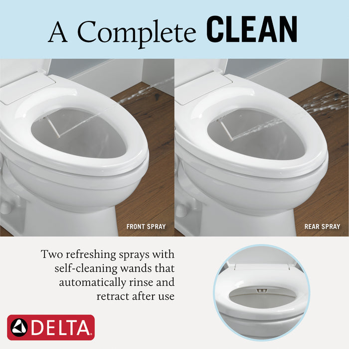 Delta Refresh 833004 Manual Elongated Bidet Seat