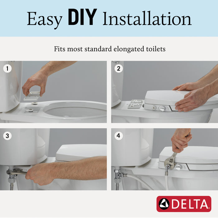 Delta Refresh 833004 Manual Elongated Bidet Seat