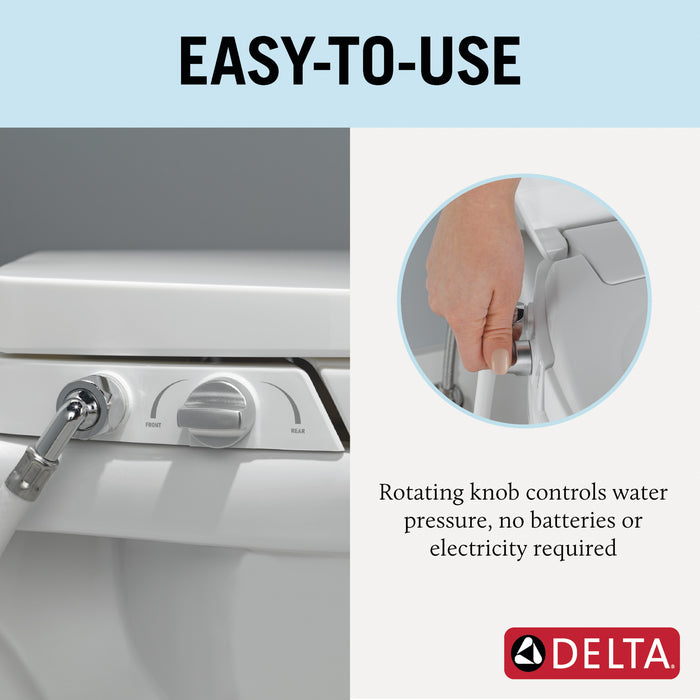 Delta Refresh 833004 Manual Elongated Bidet Seat