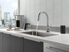 Delta Trinsic:9159TV VoiceIQ Single-Handle Pull-Down Kitchen Faucet with Touch<sub>2</sub>O Technology