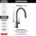 Delta Trinsic 9159TV VoiceIQ Single-Handle Pull-Down Kitchen Faucet with TouchTouch 2O Technology