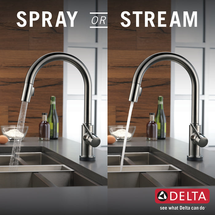 Delta Trinsic 9159TV VoiceIQ Single-Handle Pull-Down Kitchen Faucet with TouchTouch 2O Technology