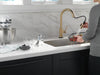 Delta Trinsic:9159TV VoiceIQ Single-Handle Pull-Down Kitchen Faucet with Touch<sub>2</sub>O Technology