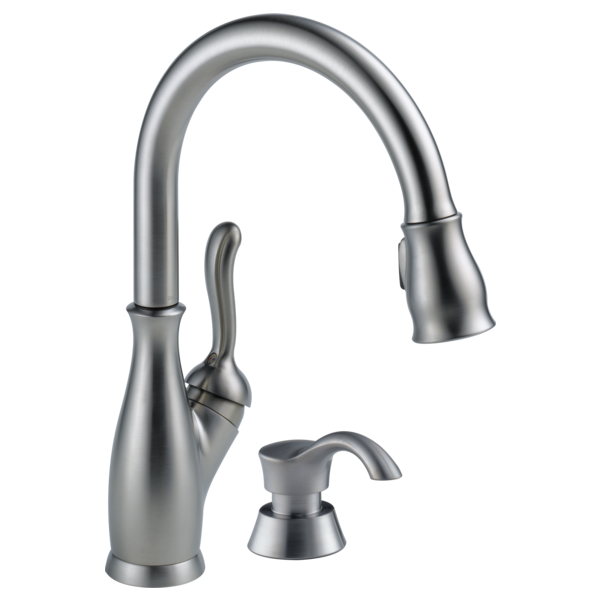 Delta Leland: Single Handle Pull-Down Kitchen Faucet with ShieldSpray Technology