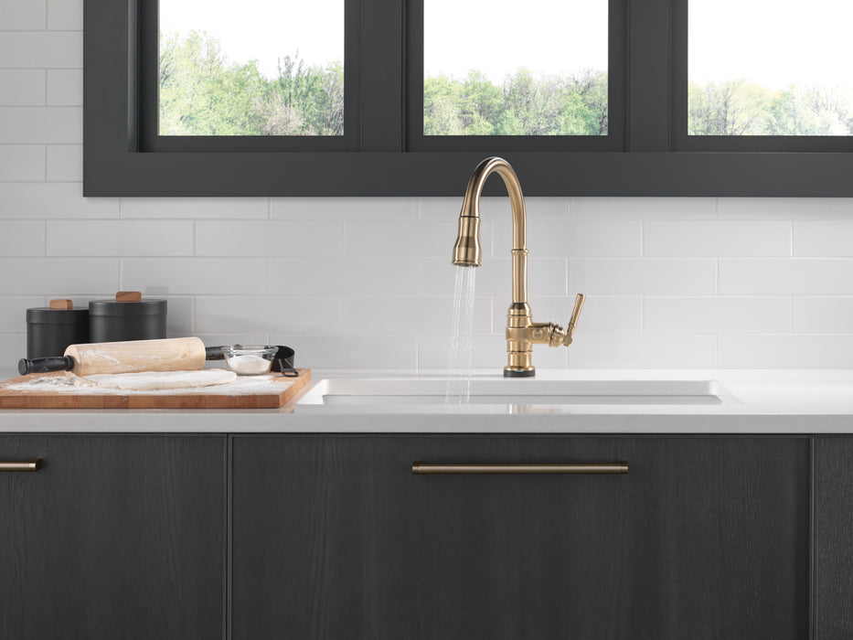 Delta Broderick™: Single Handle Pull-Down Kitchen Faucet With Touch2O Technology
