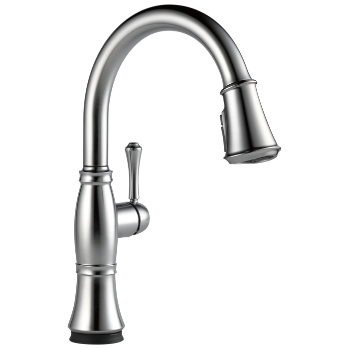 Delta Cassidy™: Single Handle Pull-Down Kitchen Faucet with Touch<sub>2</sub>O and ShieldSpray Technologies