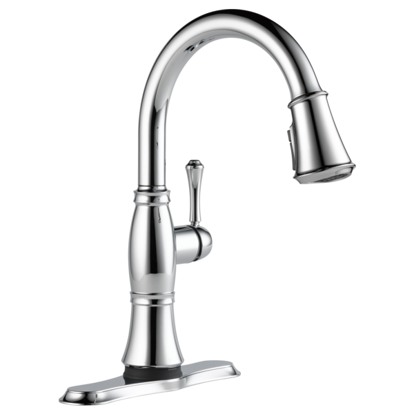 Delta Cassidy™: Single Handle Pull-Down Kitchen Faucet with Touch<sub>2</sub>O and ShieldSpray Technologies