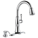 Delta Cassidy™: Single Handle Pull-Down Kitchen Faucet with Touch<sub>2</sub>O and ShieldSpray Technologies