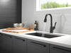 Delta Leland: Single Handle Pull-Down Bar / Prep Faucet with Touch<sub>2</sub>O Technology