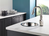 Delta Leland: Single Handle Pull-Down Bar / Prep Faucet with Touch<sub>2</sub>O Technology