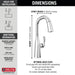 Delta Stryke: Single Handle Pull-Down Bar/Prep Faucet