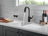 Delta Stryke: Single Handle Pull-Down Bar/Prep Faucet