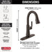 Delta Coranto™: Single Handle Pull Down Bar/Prep Faucet with Touch<sub>2</sub>O Technology