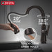 Delta Coranto™: Single Handle Pull Down Bar/Prep Faucet with Touch<sub>2</sub>O Technology