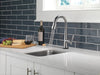 Delta Emmeline: Single Handle Pull Down Bar/Prep Faucet with Touch2O Technology