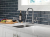 Delta Emmeline: Single Handle Pull Down Bar/Prep Faucet with Touch2O Technology