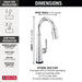 Delta Emmeline: Single Handle Pull Down Bar/Prep Faucet with Touch2O Technology