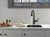 Delta Emmeline: Single Handle Pull Down Bar/Prep Faucet with Touch2O Technology