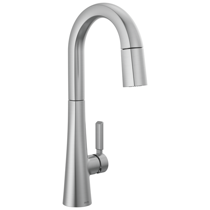 Delta Monrovia 9991 Single Handle Pull-Down Bar/Prep Faucet