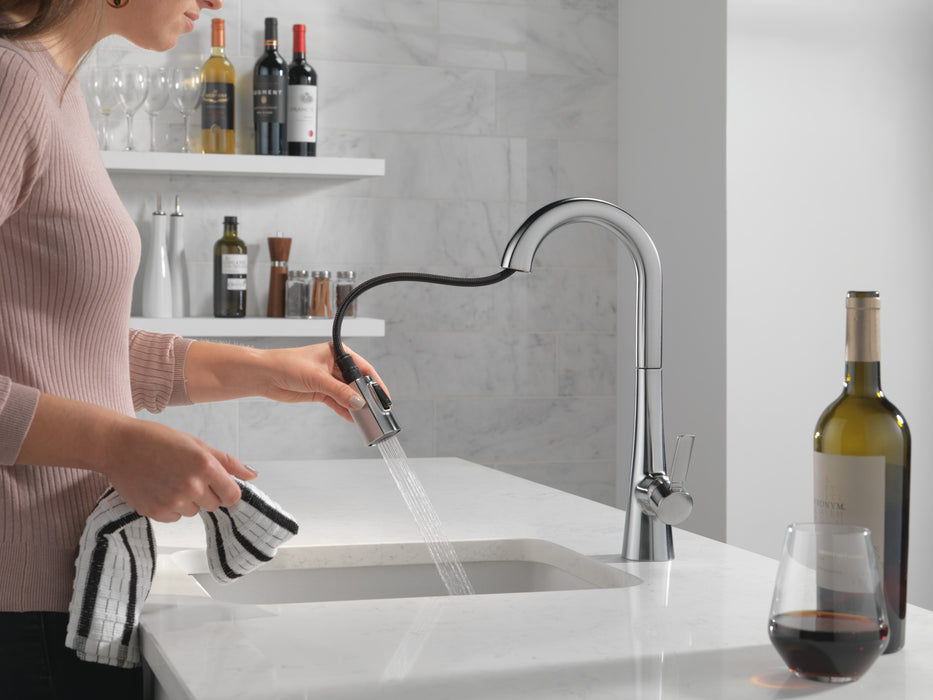 Delta Monrovia 9991 Single Handle Pull-Down Bar/Prep Faucet