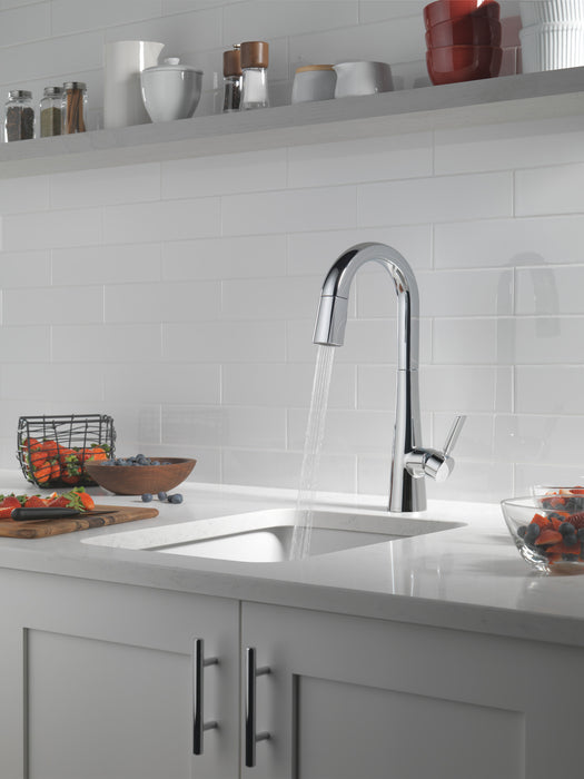 Delta Monrovia 9991 Single Handle Pull-Down Bar/Prep Faucet