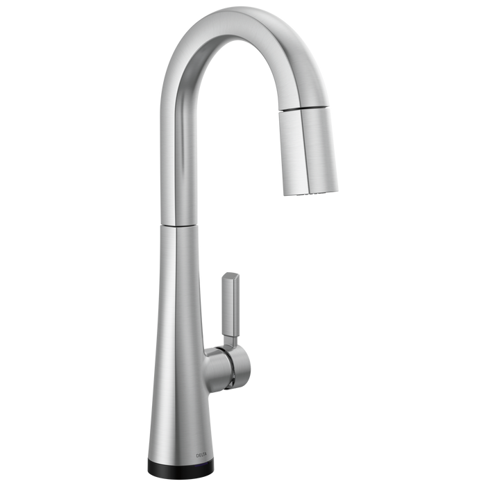 Delta Monrovia: Single Handle Pull-Down Bar/Prep Faucet with Touch2O Technology