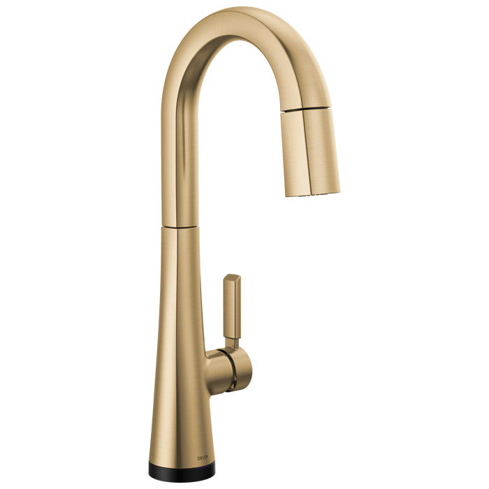 Delta Monrovia: Single Handle Pull-Down Bar/Prep Faucet with Touch2O Technology