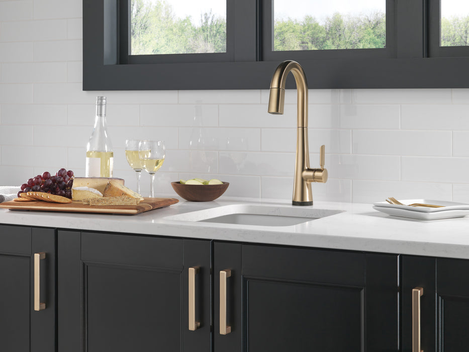 Delta Monrovia: Single Handle Pull-Down Bar/Prep Faucet with Touch2O Technology
