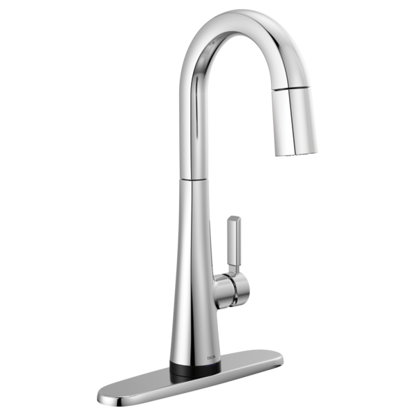 Delta Monrovia: Single Handle Pull-Down Bar/Prep Faucet with Touch2O Technology