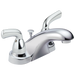 DELTA Foundations: Two Handle Centerset Bathroom Faucet