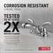 DELTA Foundations: Two Handle Centerset Bathroom Faucet