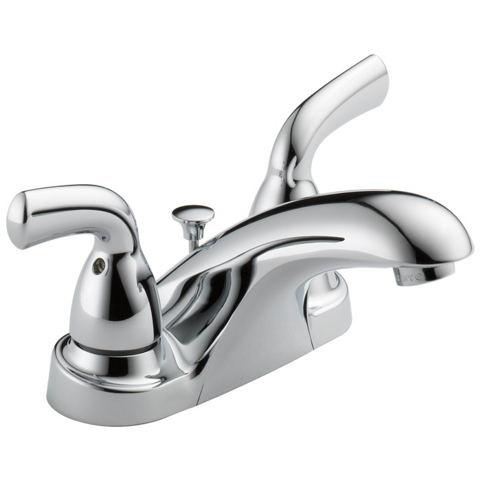 DELTA Foundations: Two Handle Centerset Bathroom Faucet