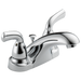 DELTA Foundations: Two Handle Centerset Bathroom Faucet