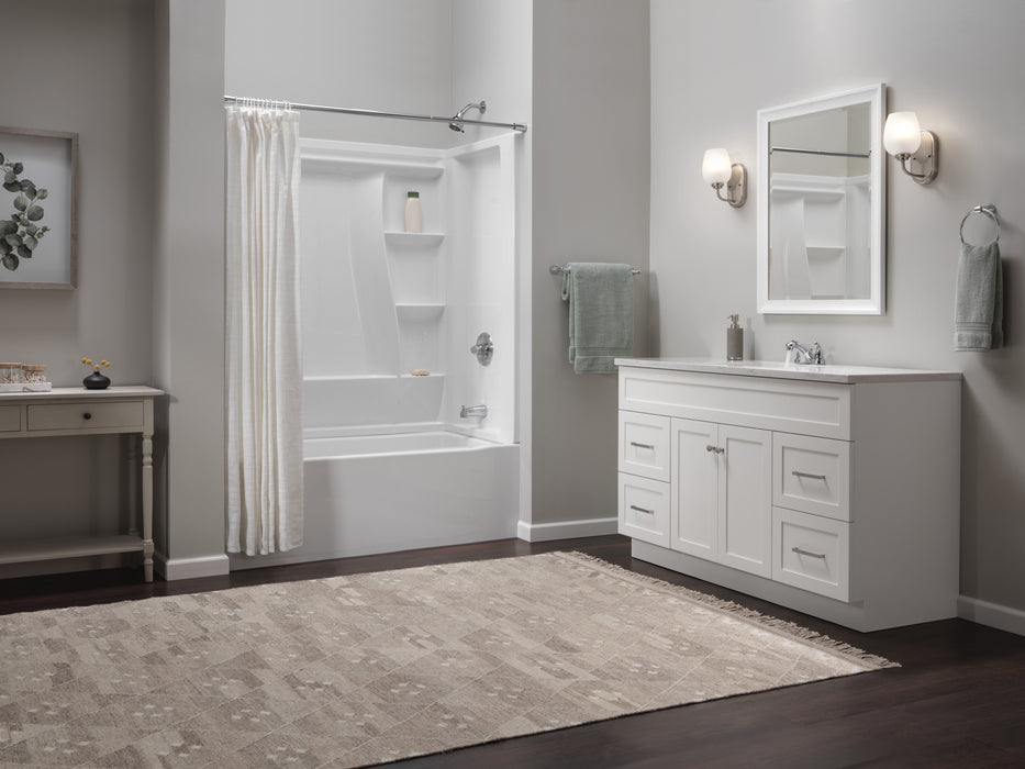 DELTA Foundations: Two Handle Centerset Bathroom Faucet