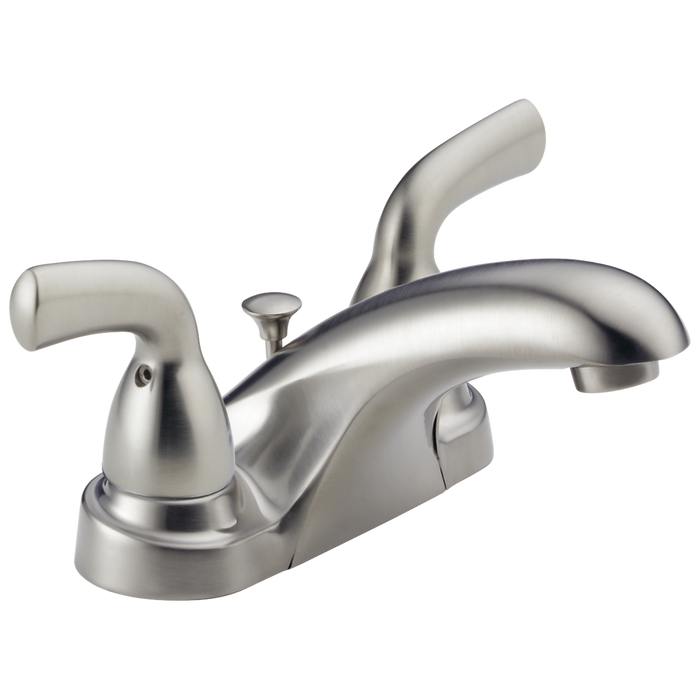 DELTA Foundations: Two Handle Centerset Bathroom Faucet
