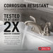 DELTA Foundations: Two Handle Centerset Bathroom Faucet