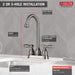 Delta Foundations B28911LF Two Handle Bar / Prep Faucet