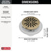 Delta Other: 4" Tile-In Round Shower Drain