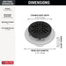 Delta Other: 4" Tile-In Round Shower Drain