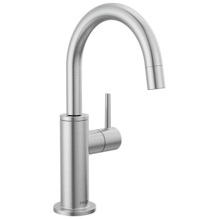 Delta 1930 Contemporary Round Beverage Faucet, arctic stainless
